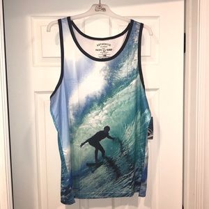 Blue tank top. Negotiable